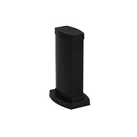 Snap-On мини-колонна алюминиевая с крышкой из пластика, 2 секции, высота 0,3 метра, цвет черный | код 653022 |  Legrand